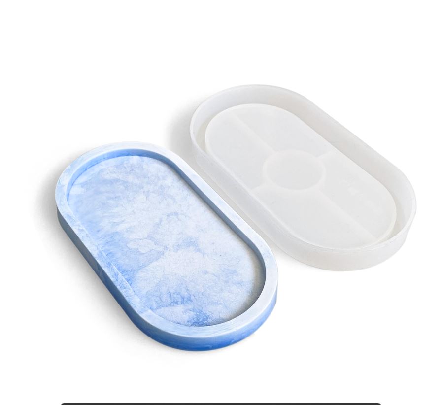 MOLDE SILICONA - BANDEJA JOYERO OVALADA 186*102*20MM